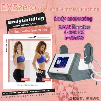 EMSzero 6500W Machine 2024 EMS Body Slimming Sculpting Fat Burning Nova Weight Lose Electromagnetic Muscle