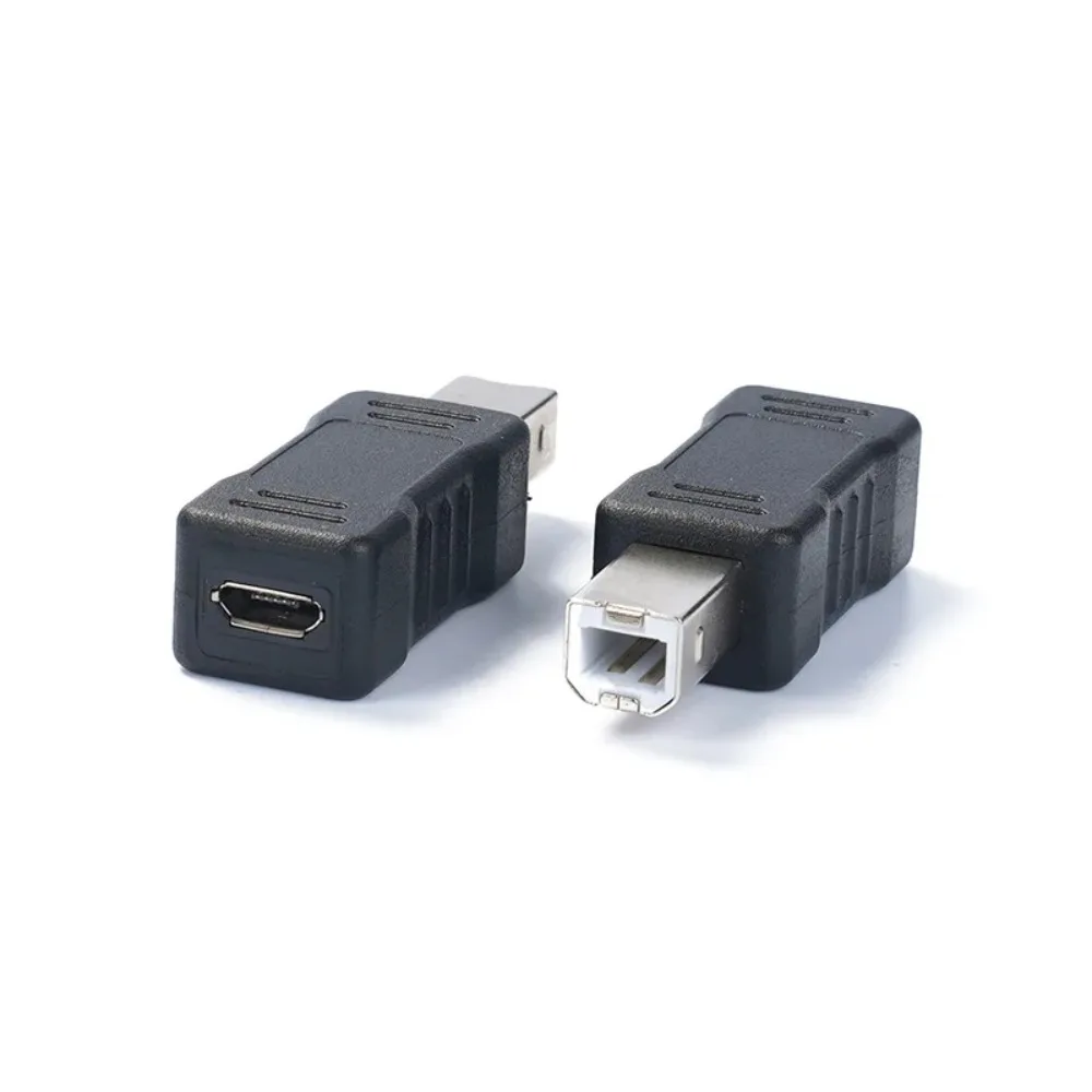 USB 2.0 B 타입(수) - USB Type C(암) / 마이크로 5핀(암) / 미니 5핀(암) 데이터 동기화 어댑터 컨버터 (프린터, 스캐너, 팩스용)