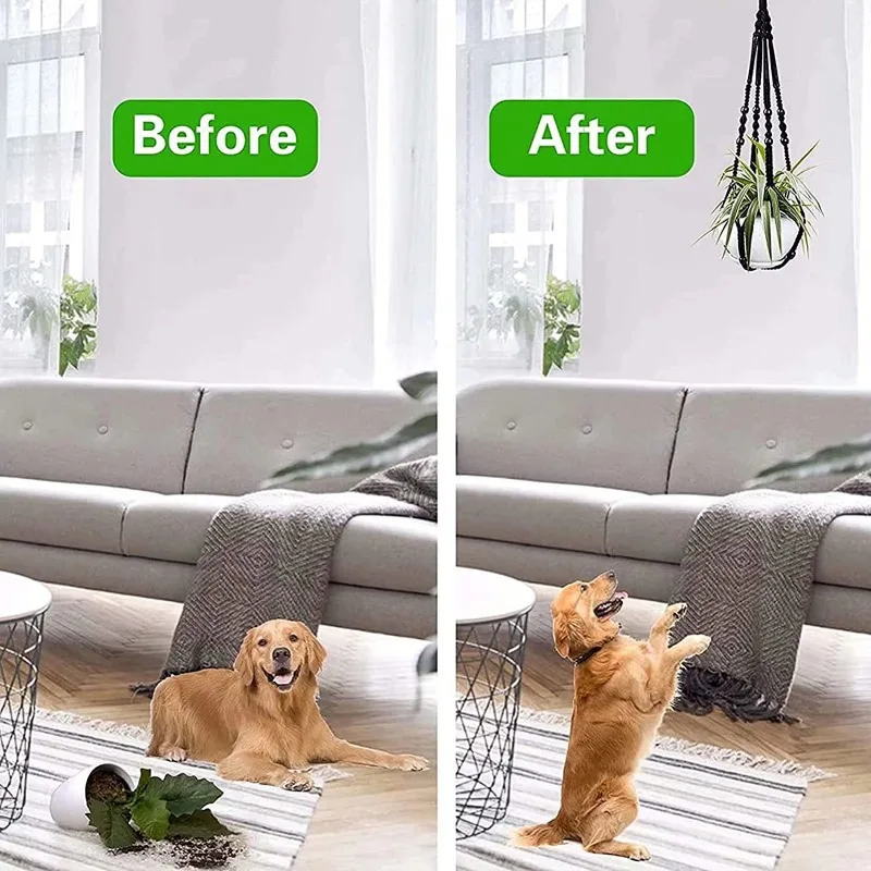 Eco-Friendly Handmade Macrame Plant Hanger for Indoor and Outdoor Decor