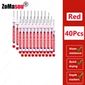 20mm Red 40pcs