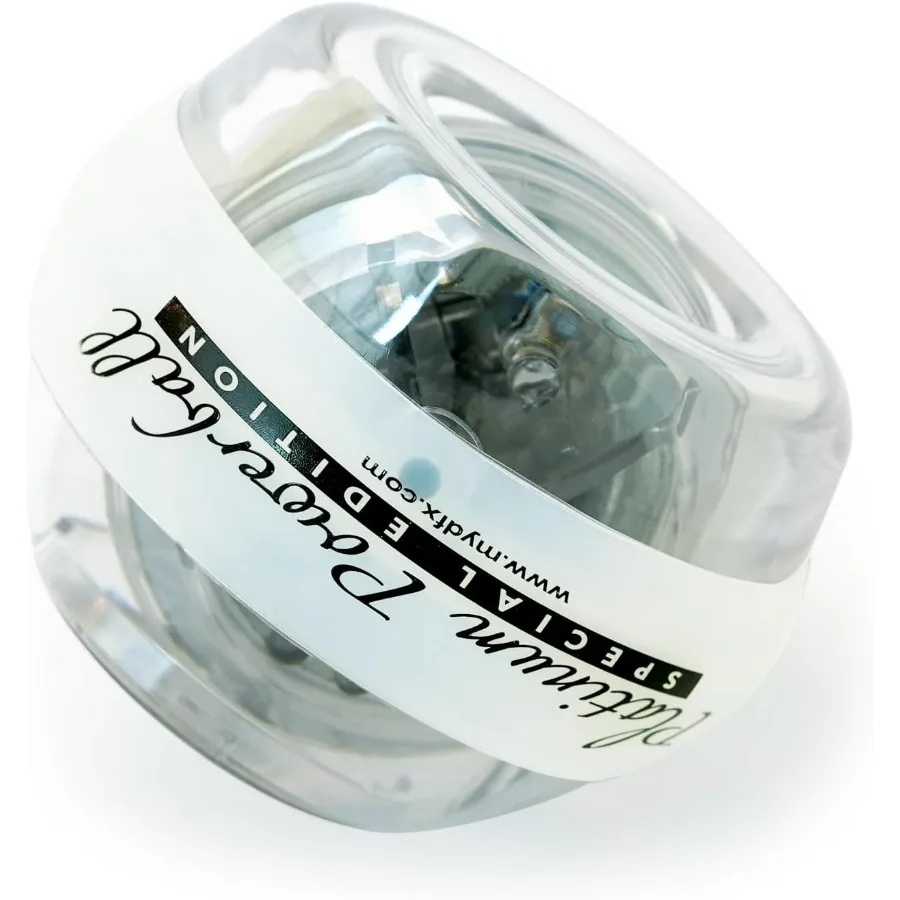 Sports & Fitness Platinum Gyro Exerciser – LED Lighted Wrist & Forearm Strength Trainer, Up to 45 lb Dynamic Resistance Hand & G