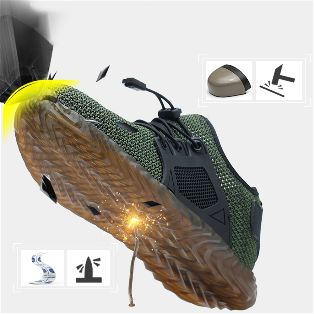 Tæmme Ud over Stor vrangforestilling Indestructible Breathable Shoes | Indestructible Ryder Shoes | Steel Work  Safety Shoes - Safety Shoe Boots - Aliexpress