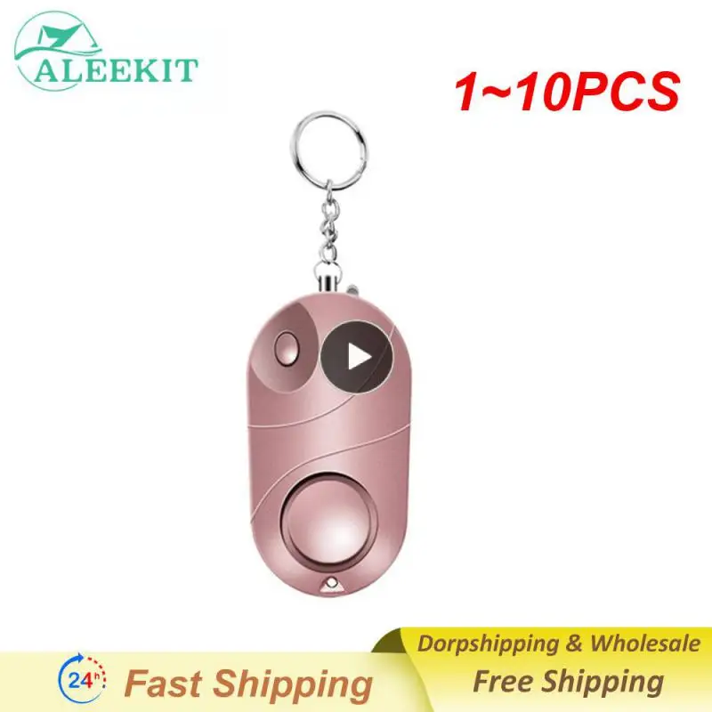 

1~10PCS Self Defense Alarm 130dB Emergency Alarm Girl Women Security Alert Personal Safety Scream Loud Keychain