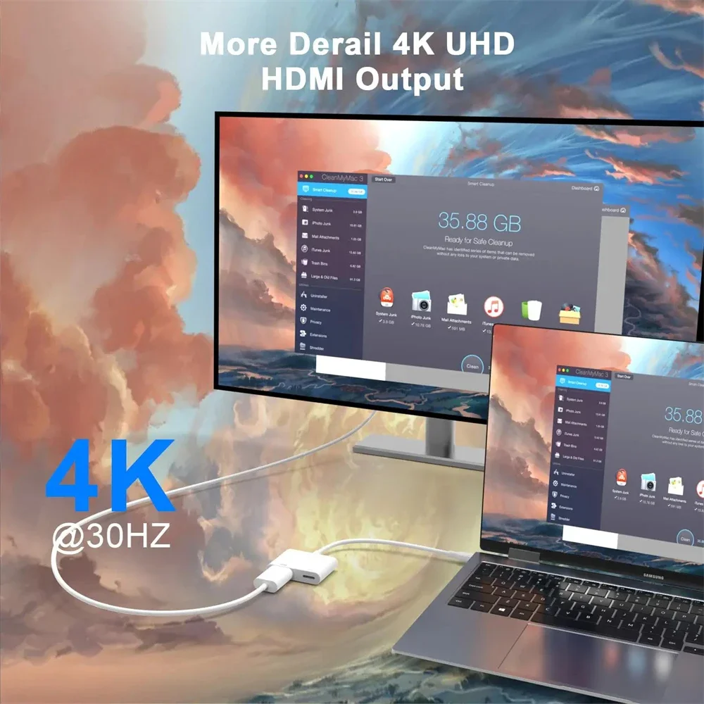 CŸ  HDMI ȣȯ ̺  й, USB C 4K PD 60W  ,  15, ƺ, Ｚ, 2 in 1