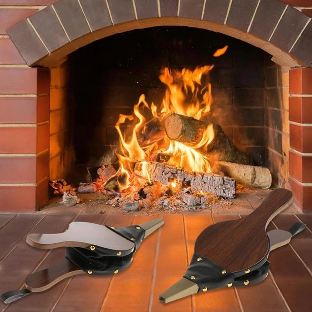 Mini Vintage Wooden Manual Handmade Air Blower Provide Air Flow For  Barbecue Fire Bellows Home DIY Fireplace Accessories - AliExpress