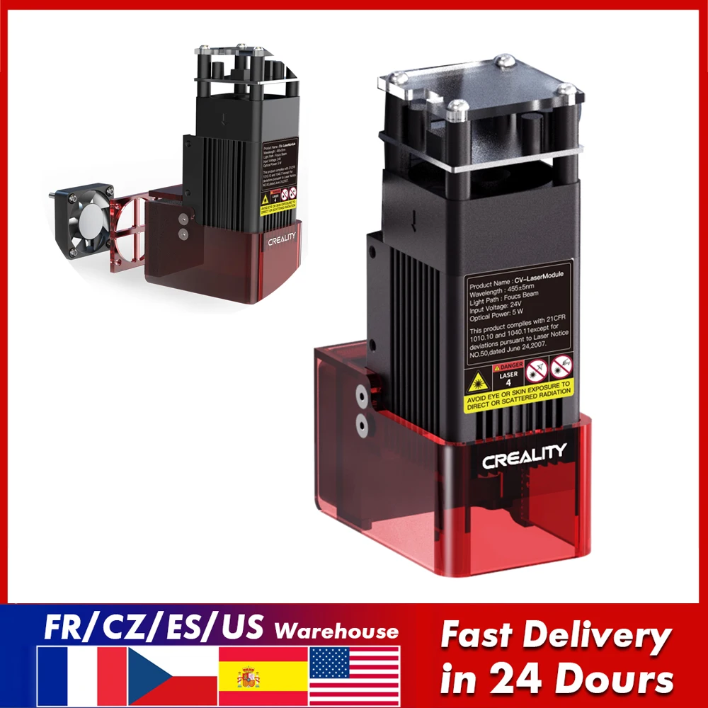 Original Creality Ender3 S1 Laser Module 24V 5W Laser Head Compatible