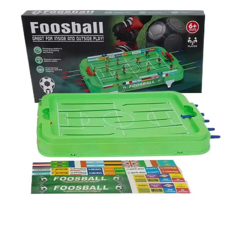 Tabletop Football Game Board Football Game Table Top Sports Compact Soccer Table Exquisite Fun Toy For Parties Camping Home