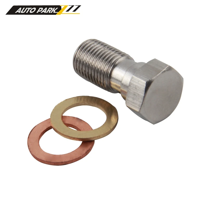 AN3 Motorcycle Hydraulic Brake Oil Hose Line Banjo Fitting m10x1 stainless Steel 10mm brake oil connector