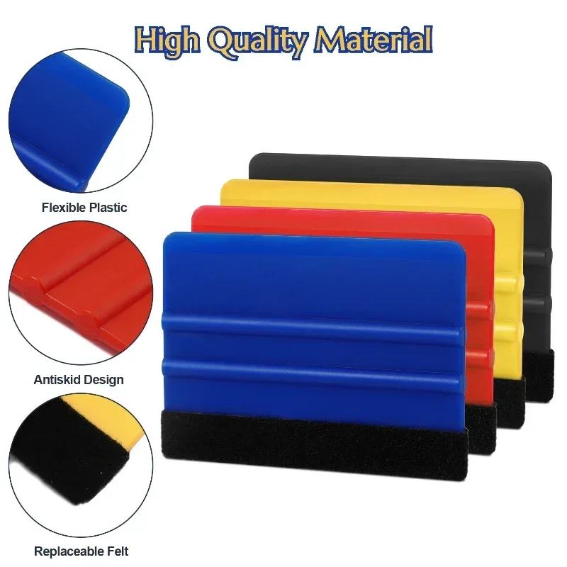 Car Wrap Tool Vinyl Scraper Cutter Film Kit Squeegee Set for Vehicle Window Tint Auto Accessories Wrapping Tools Vinyl Spatula car wrapping tool set