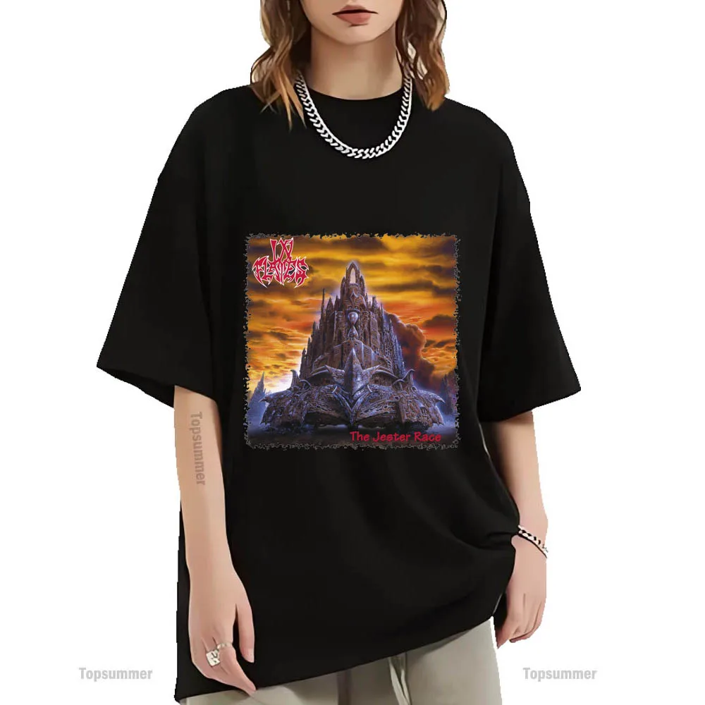 

The Jester Race Album T-Shirt In Flames Tour T Shirt Men Summer Fashion Black Tshirts Women Graphic Print Tee