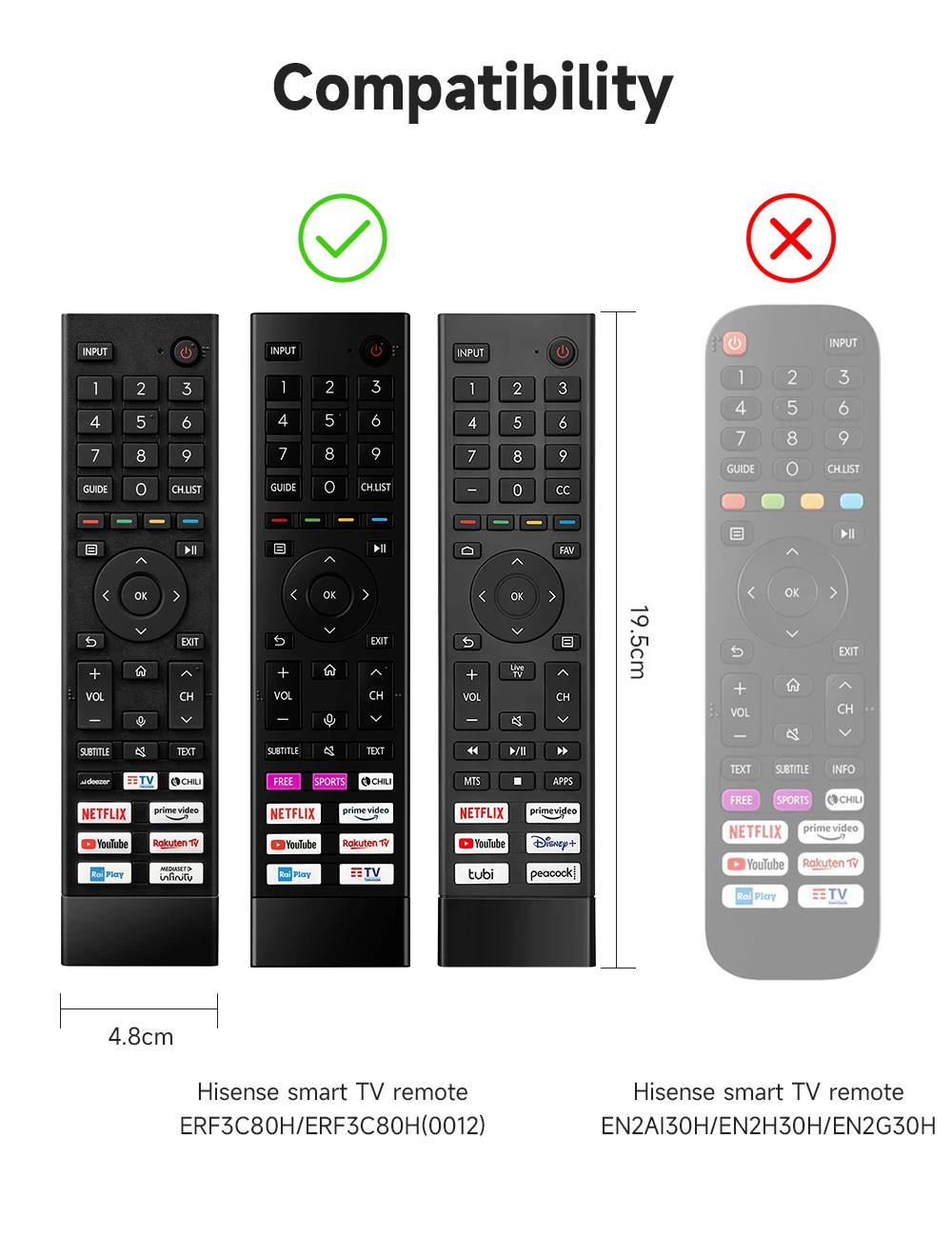 Silicone Case for Hisense ERF3C80H ERF3B80H ERF3D80H ERF3E80H ERF3H80H ERF3I80H Remote Case for Hisense QLED UHD 4K 2022 TV 2