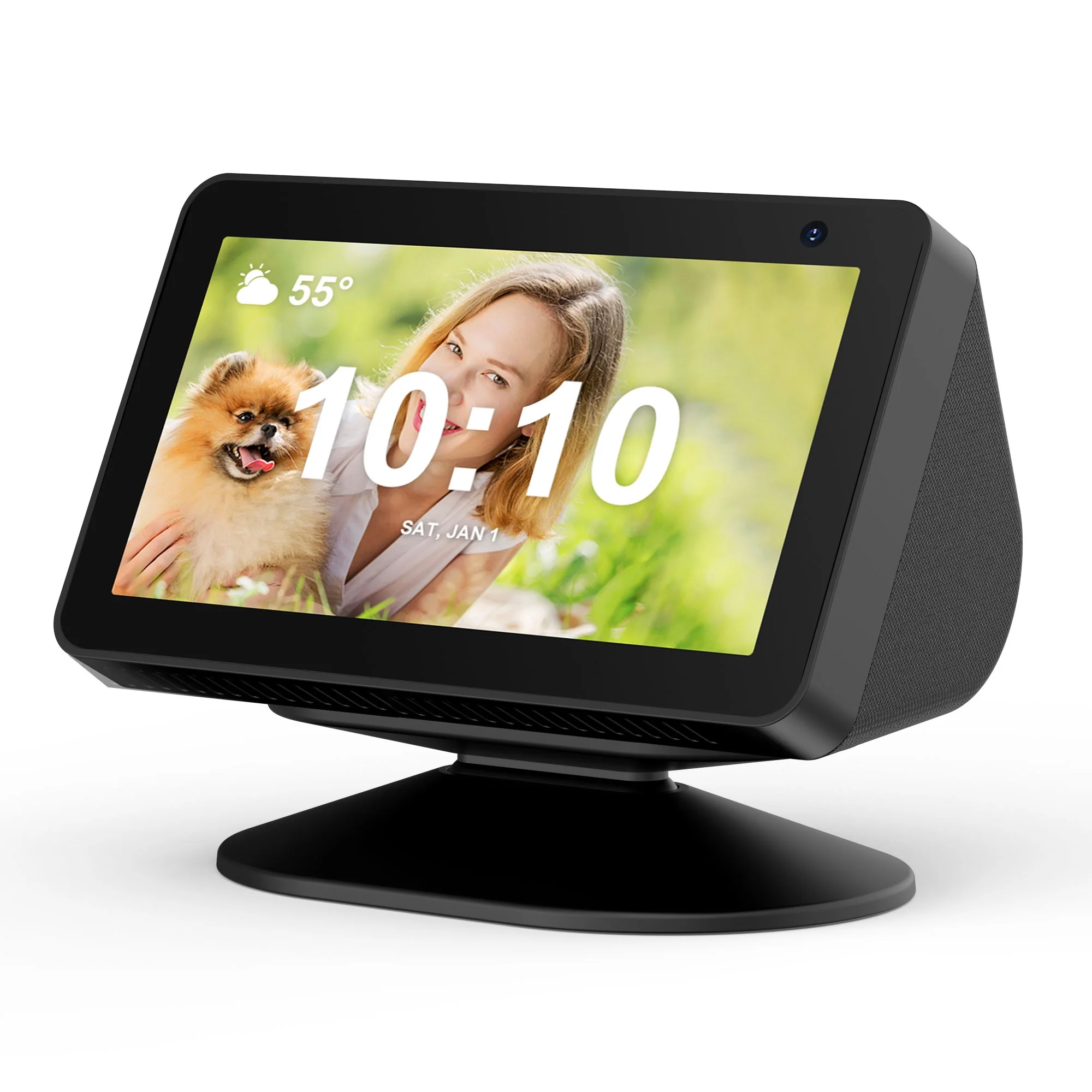 Echo Show Accessories Table Holder for Echo Show 5 8 1st 2nd Generation Magnetic Stand Adjustable Tilt Angle Anti Slip Base