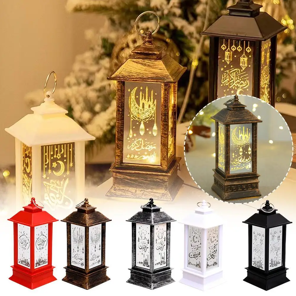 

Eid Mubarak Led Lantern Ornaments Islam Muslim Ramadan Lantern Nightlight Lighting Home Decorations Ramadan Festival Party Gifts