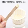 100 Pieces Disposable Wood Stick Beauty Spatulas Log Hair Removal Wax Coating and Scraping Tool Eyebrow Trimming Wooden Stick 3
