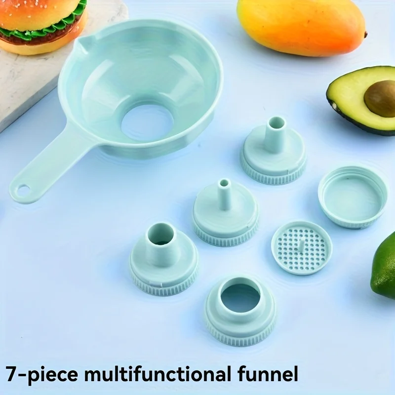 Large Diameter Kitchen Funnel - Durable Plastic, Food-Safe, Ideal for Cooking, Camping, and Travel Essentials