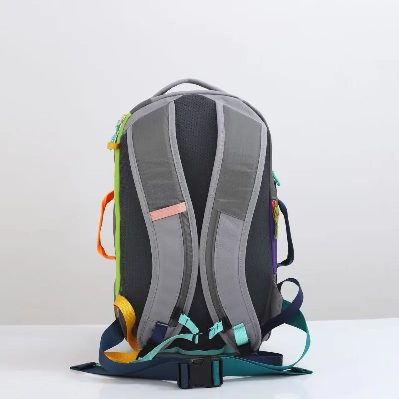 Zaino da trekking da 28L alla moda e casual, impermeabile, di grande capacità, pratico per lo stoccaggio, borse da viaggio per uomo e donna. - immagine 5