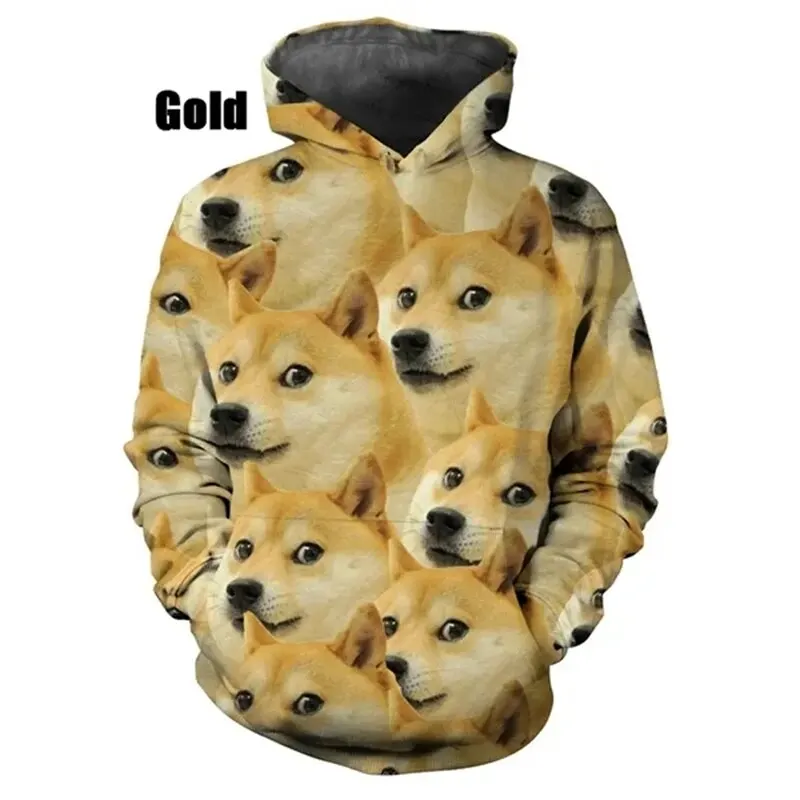 thumbnail image 1 of Sudadera con capucha con estampado 3D de perro lindo, sudaderas casuales de manga larga para hombres y mujeres, sudaderas con capucha de talla grande, camisetas de calle, 1 of 5
