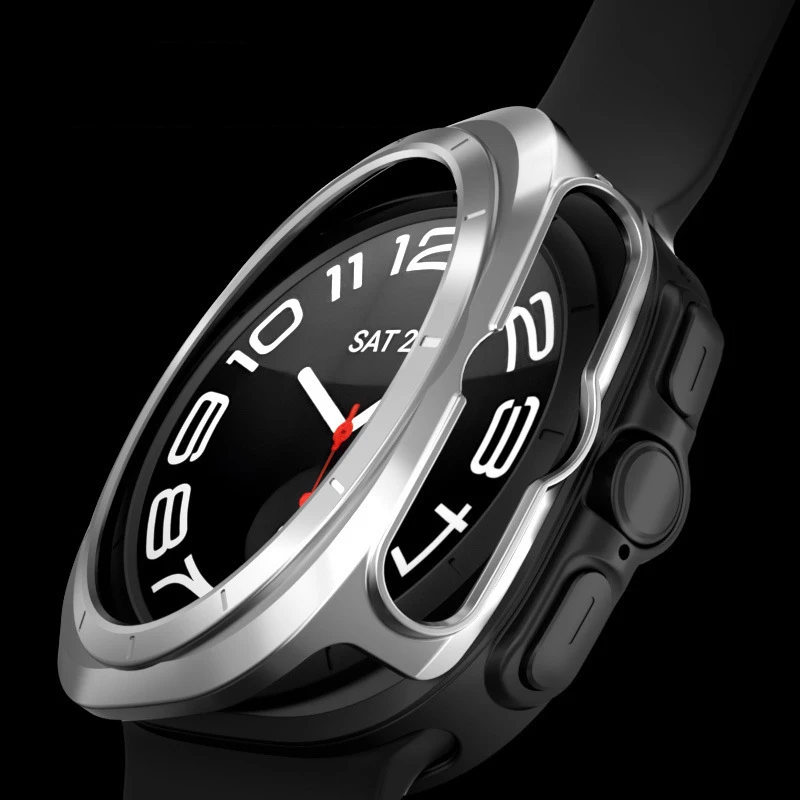 Premium All-Around Protective Watch Cover - 47mm PC Hollow Case Bumper Shell