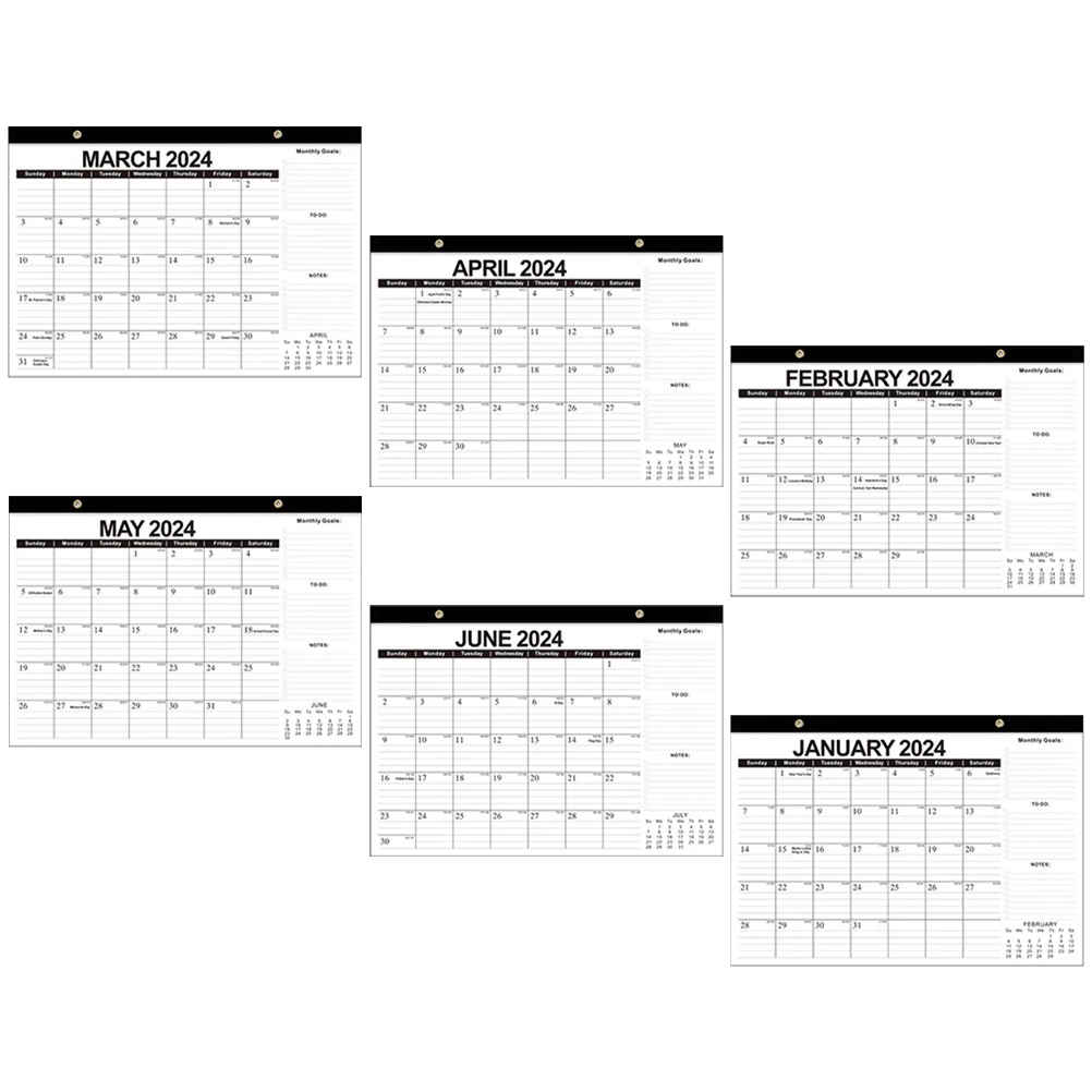 

Household Planning Hanging Calendar Daily Monthly Wall Calendar Office Wall Calendar