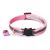 Breakaway Cat Dog Collar Neck Strap Reflective Nylon Kitten Puppy Pet With Colorful Bell Puppy Pet Leash Accessories Safety 5
