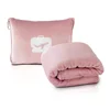 Travel Blanket Cuddle Pillow  2 in 1 Travel Pillow and Blanket Set for Airplanes Fluffy Plush Soft Comfy Thick Lightweight 3