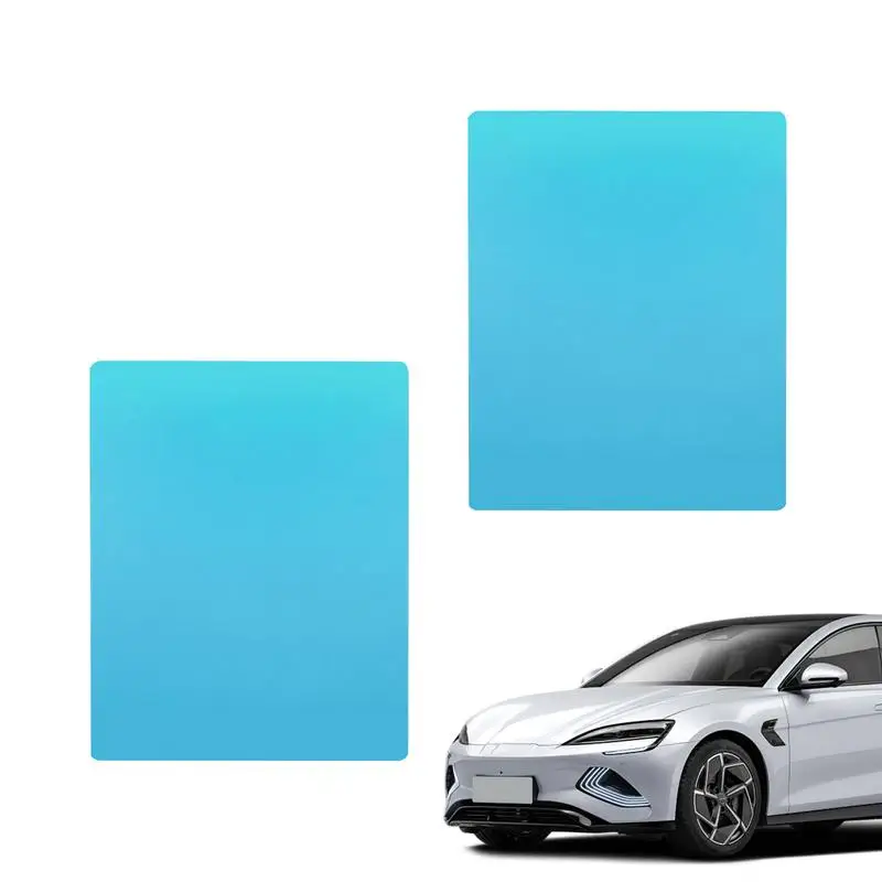 

Противотуманная пленка для зеркала 2 шт., автомобильная пленка для зеркала заднего вида, водонепроницаемая пленка для стекла автомобиля, Антибликовая наклейка