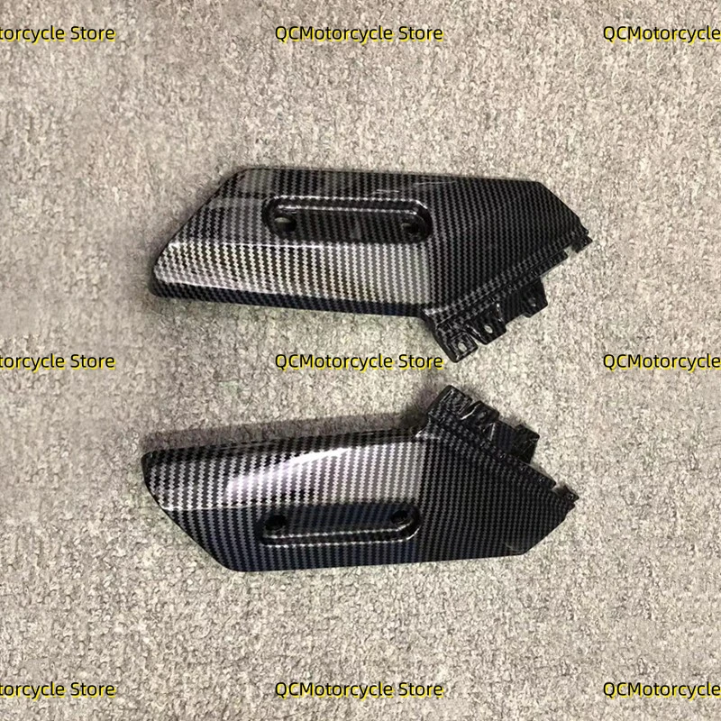 Carbon fiber coating Front Fender Side Arm Cover Panel Trim Fairing for Yamaha TMAX530 TMAX 530 2015-TMAX560