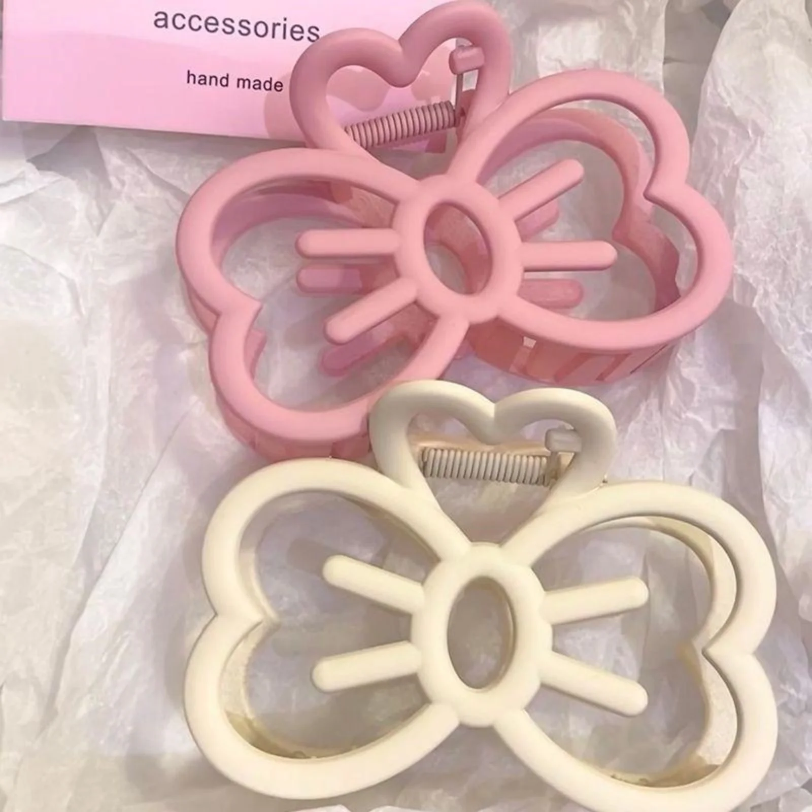 1PC New Candy Color Cat Bow Hair Clip Plastic Claw Clip Fashion Crab Hair Clip For Girls Sweet Hair Claw Women Hair Accessories