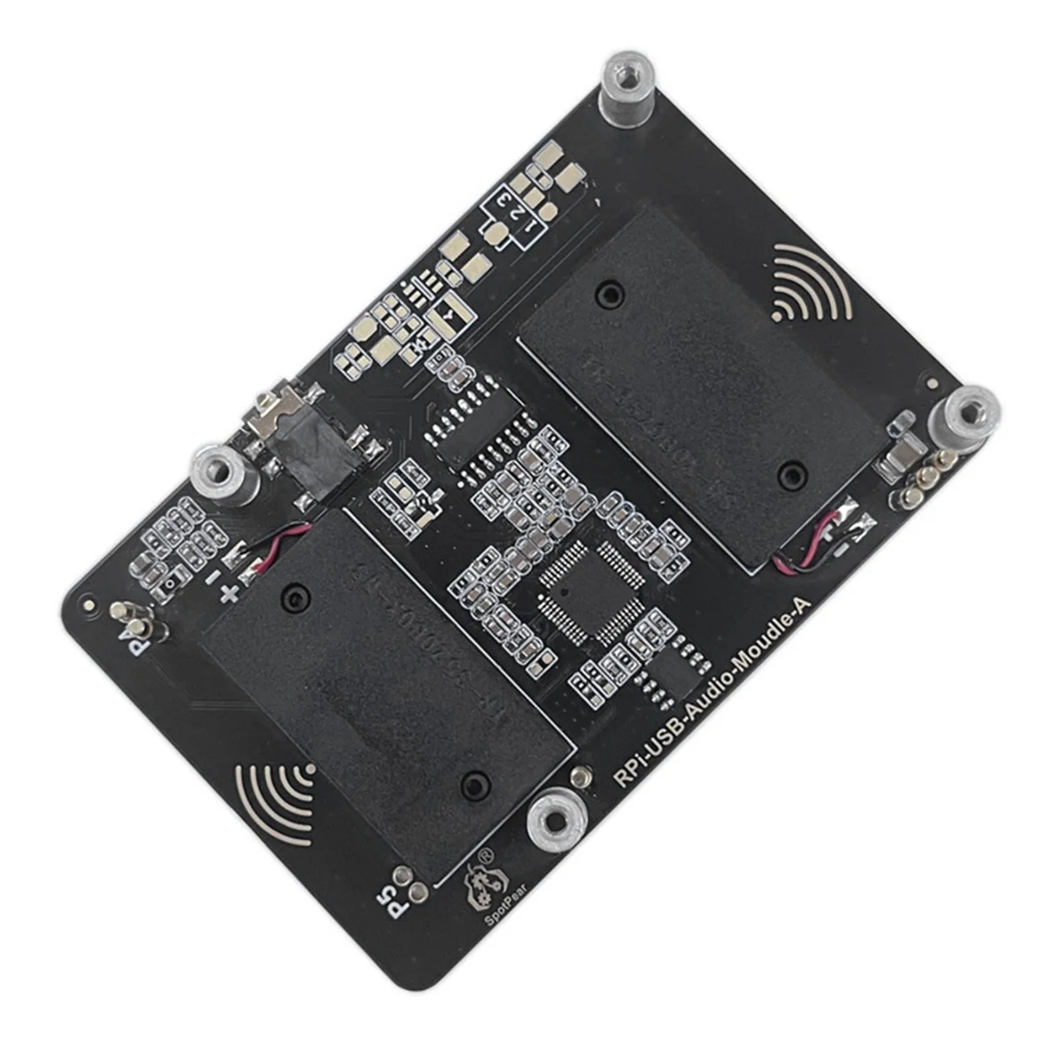 Hot sale For Raspberry Pi5 USB Audio Sound Card Moudle HAT USB Driver-Free Onboard Dual Speakers 3.5mm Headphone Jack