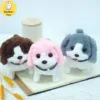 Cute Soft Electric Puppy Brown Pink Gray Puppy Children's Educational Puzzle Universal Birthday Gift For Boys And Girls Children 5