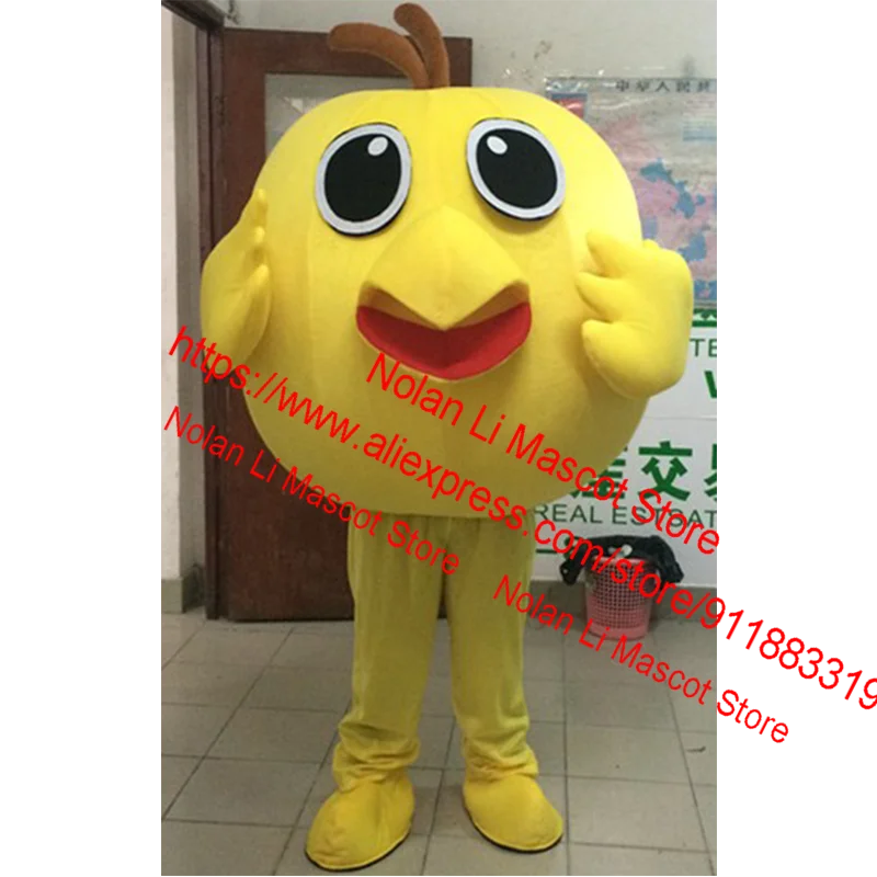 

New Customized EVA Material Bird Yellow Chicken Mascot Costume Cartoon Suit Cosplay Masquerade Birthday Party Adult Size 806