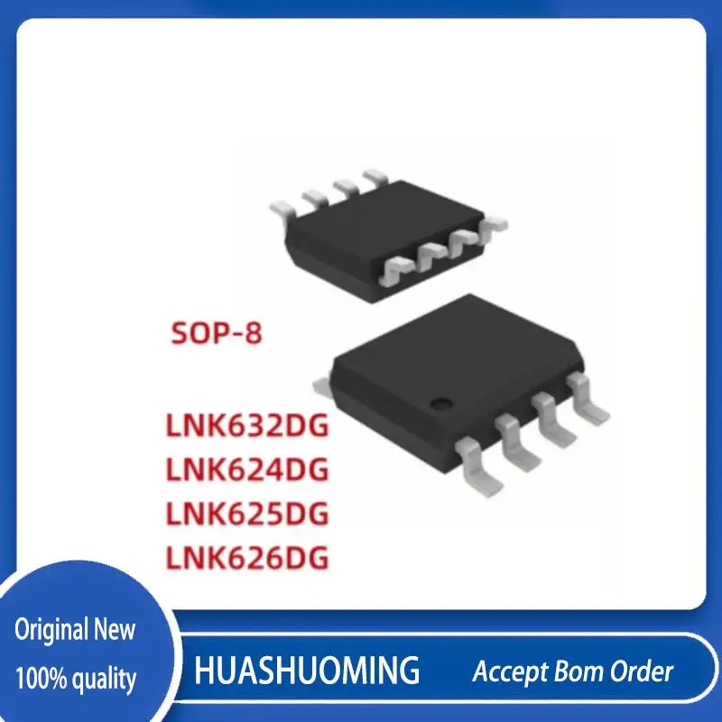 

50Pcs/Lot LNK632DG LNK632 LNK624DG LNK624 LNK625DG LNK625 LNK626DG LNK626 SOP8
