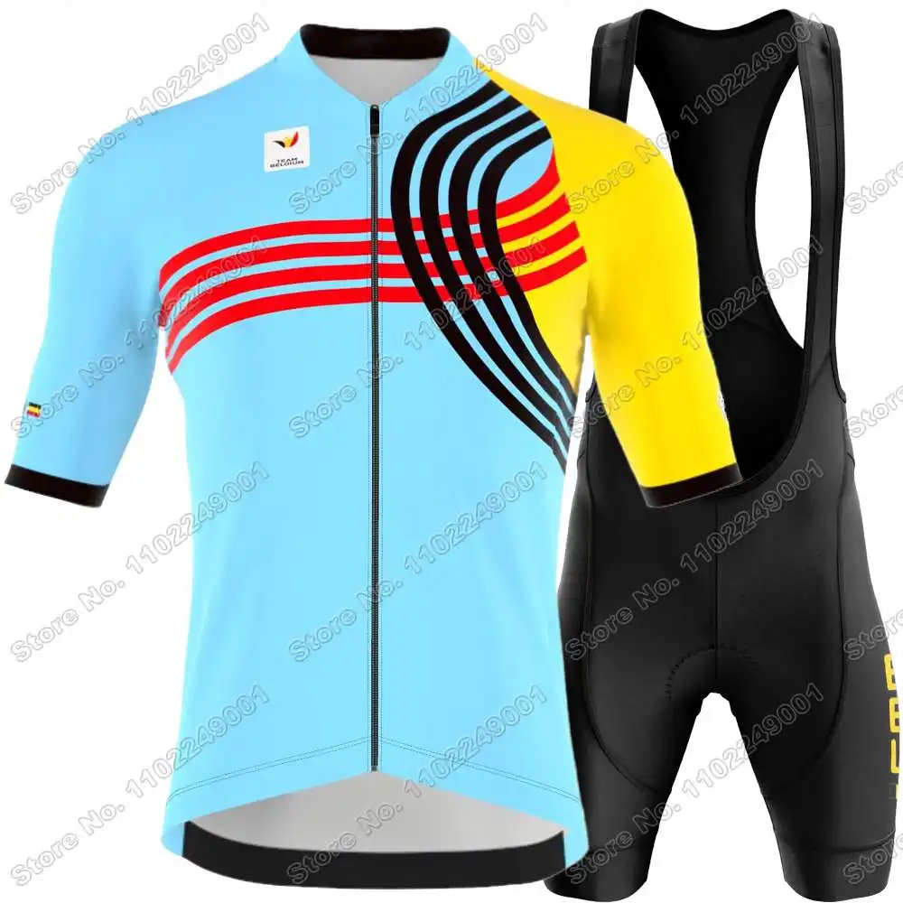 Belgium National Team Cycling Jersey Set Summer Cycling Clothing Men Road Bike Shirts Suit Bicycle Pants MTB Fietskleding cycling suit,cycling shirt,cycling jersey set,cycling pants,cycling jersey