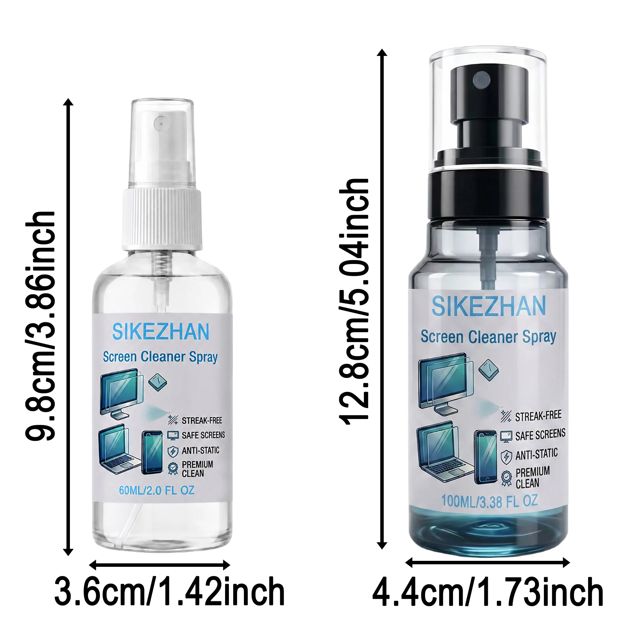 Streak-Free Screen Cleaner & Microfiber Cloth Kit