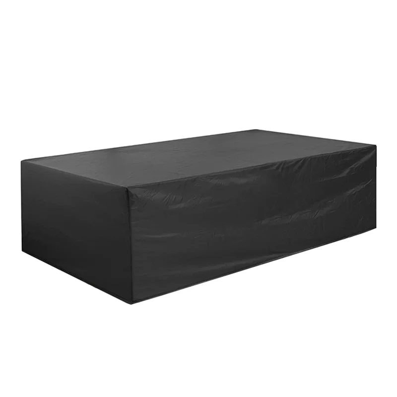 סט רהיטי פטיו מכסה עמיד למים, מכסה רהיטים חזק לספה חיצונית סט שולחן רטן ויקר M עמיד-AT6