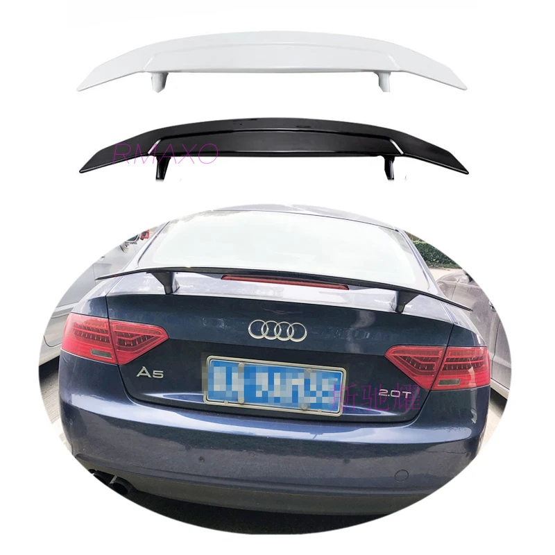 Per Audi A5 A7 Spoiler 2014-2018 Audi A5 A7 Tf Spoiler Di Alta Qualità Materiale Abs Auto Ala Posteriore Primer Colore Spoiler Posteriore