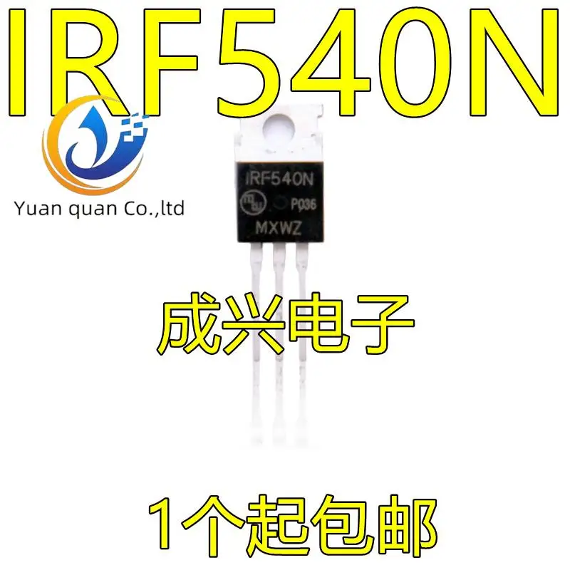 

30 шт. Оригинальный Новый IRF540N IRF540 IRF540NPBF TO-220 FET