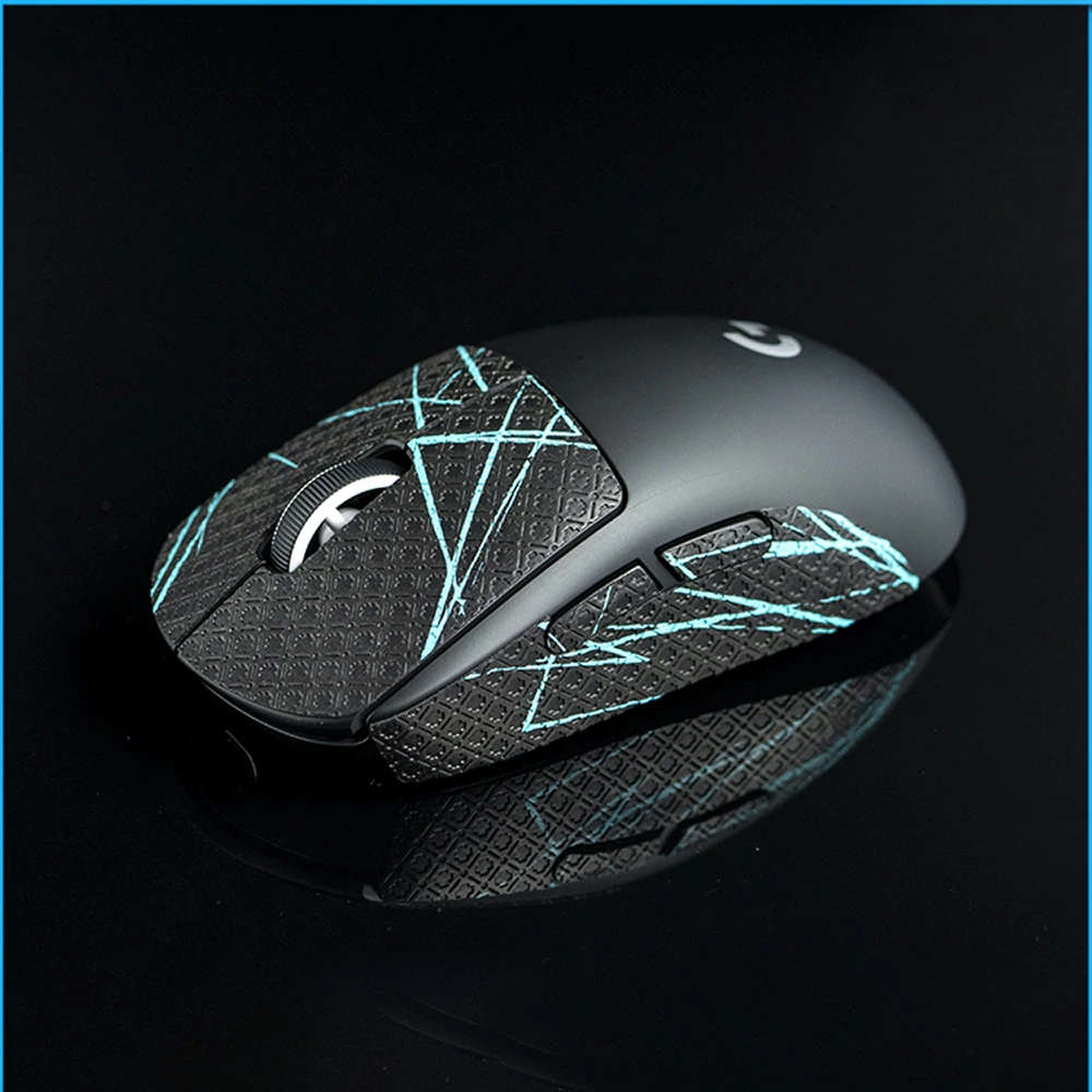 Mouse Grip Tape para Logitech g Pro x Superlight Gpx Skate Simples de Cor Sólida Adesivo Artesanal Antiderrapante Pele de Lagarto Chupar Suor - Imagem 5