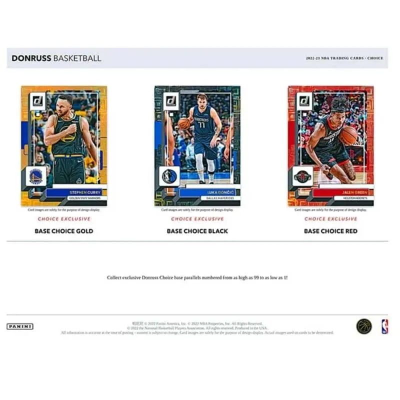 Рисунок 3 - 2022/23 Panini Donruss выбор баскетбольная