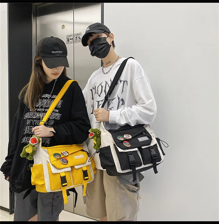 

Мужская нейлоновая сумка через плечо, с множеством отделений