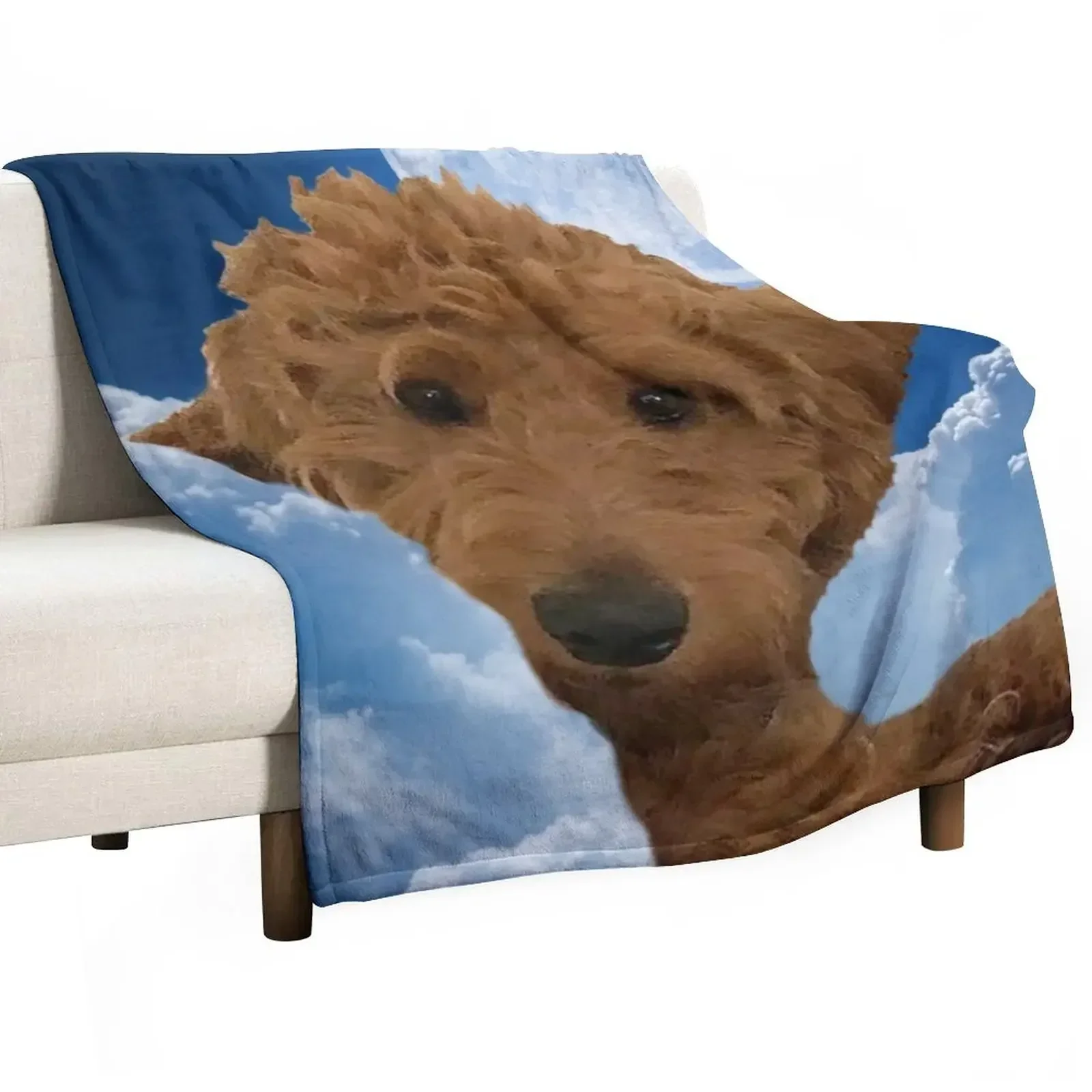 

Dog Golden Doodle Throw Blanket Sofas Decorative Sofa Plush Blankets