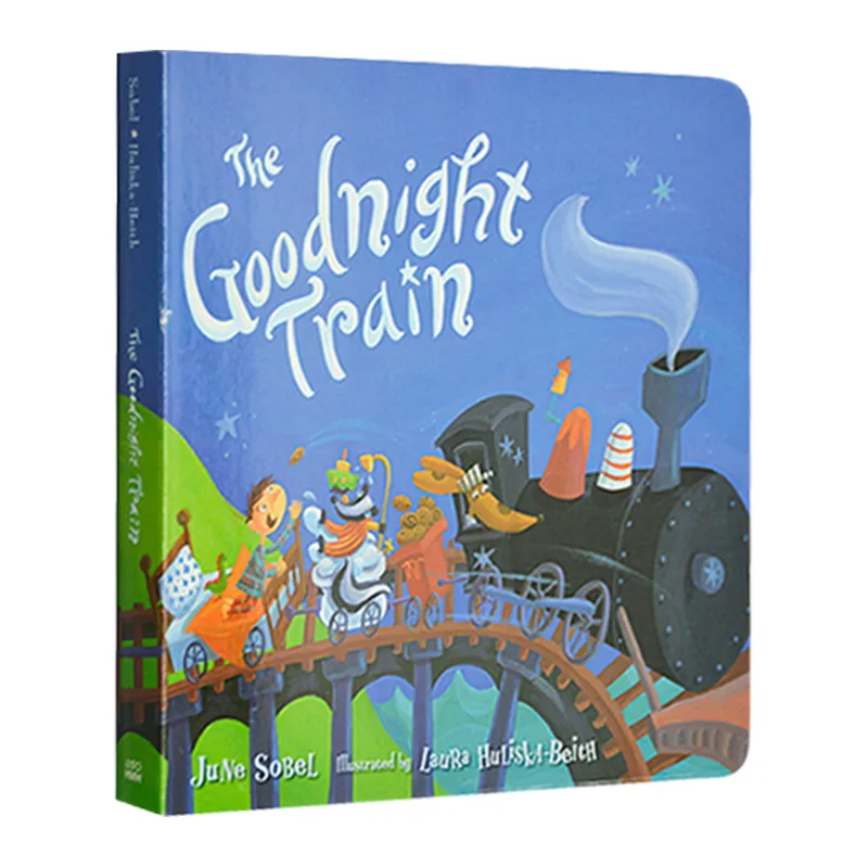 

The Goodnight Train, детские книги для детей в возрасте от 1 до 3 лет, книга с картинками на английском языке 9780547718989