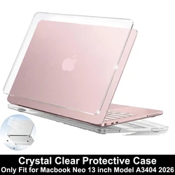 13 - Inch Scratch - Resistant Protective Hard Shell Case for MacBook Neo 13 inch (Crystal Clear Case)