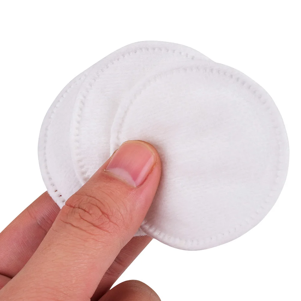 Makeup Remover Pads 100PCS Disposable Cosmetic Wipes Nail Art Cleaning Round Pads Soft Daily Supplies