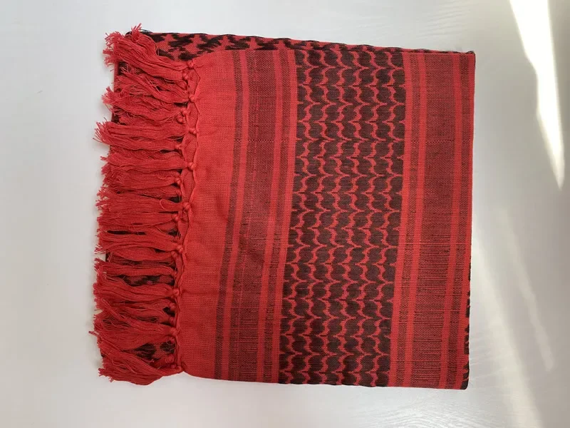 Arabian Style Red Color Military Eagle Scarf Headscarf Protective Isolation Mask Type Scarf Children Sports Cap Category