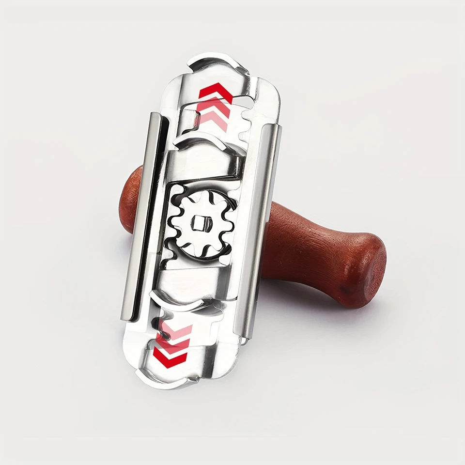 Ergonomic Wooden Handle Jar Opener for Seniors