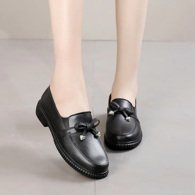 New Women Rubber Rain Ankle Boots Waterproof Shoes Woman Ladies Winter Female Water Shoes Rainboots Short Boots For Women botas