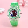 New Disney Spiderman Cartoon Children Watches Toy Flash Waterproof Sports Watch for Kids Girls Boy Quartz Wristwatch Child Clock 5