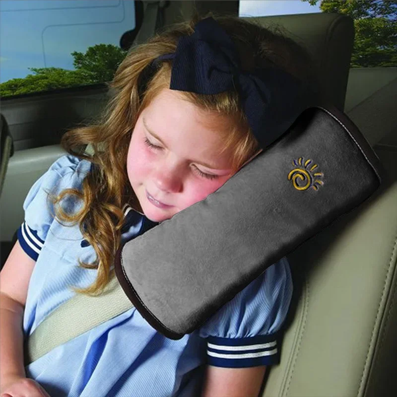 Car Shoulder Protective Cover Stroller Safety Belt Cover Kids Pillow Vehicle Cushion Protection