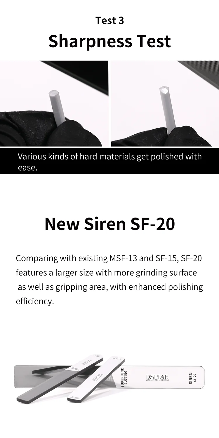 Description Picture 6 of itemDSPIAE  SF-20/SF-15/MSF-13 Siren Ultimate Precision File Model Assembly Tool Hobby Accessory Military Model Making Tool Assembly